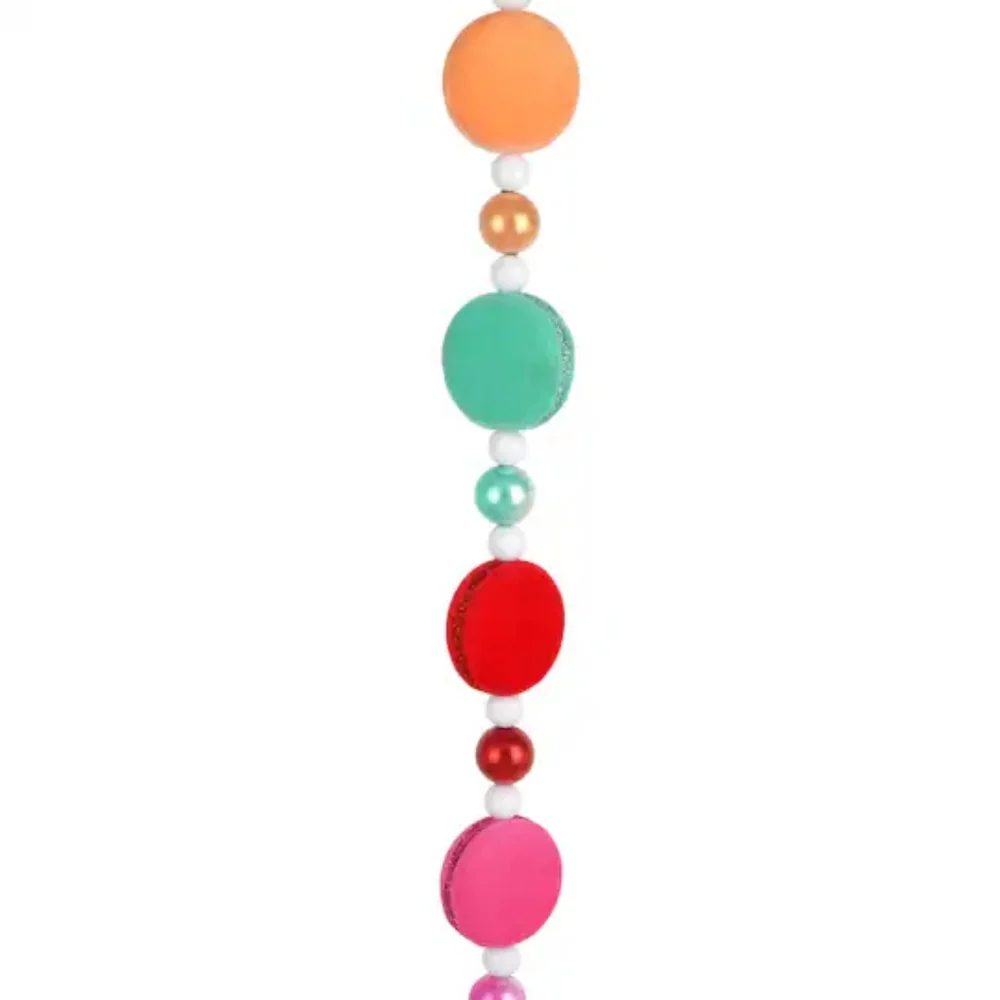 6ft. Multicolor Macaroon & Bead Garland by Ashland